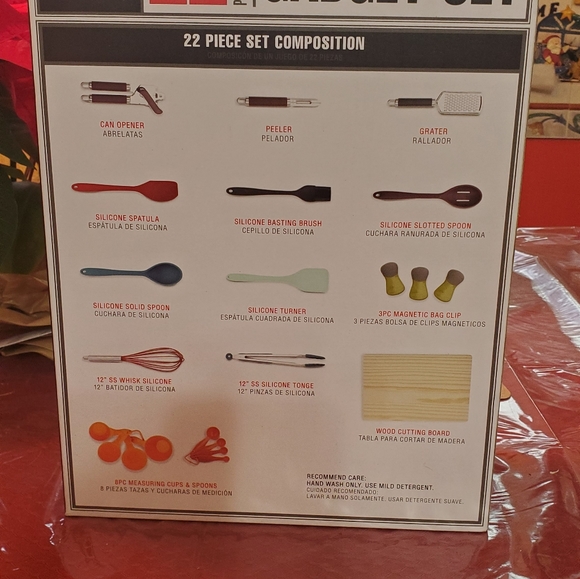 New Kitchen Gadget Set 22 Pcs New Tools of the Trade - Picture 2 of 2